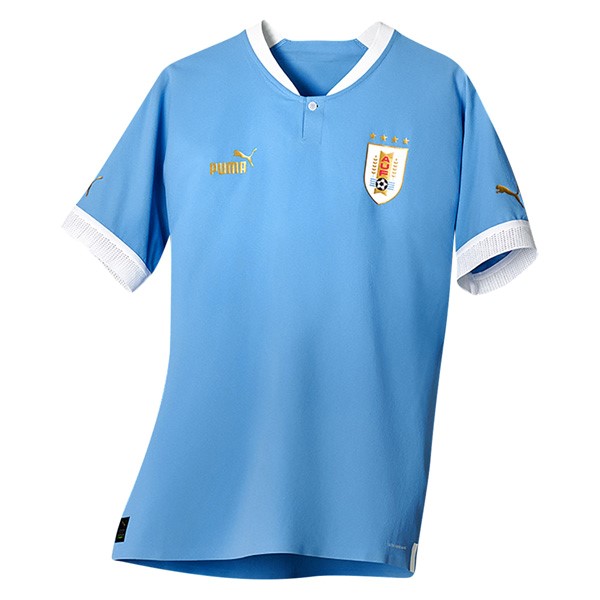 Authentic Camiseta Uruguay 1ª 2022 Azul